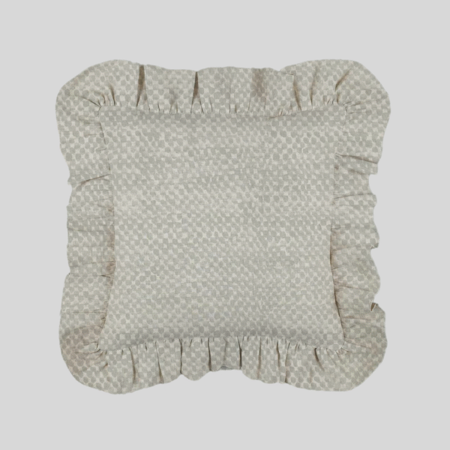 Melia-Cushioncover-ruffle-Ash