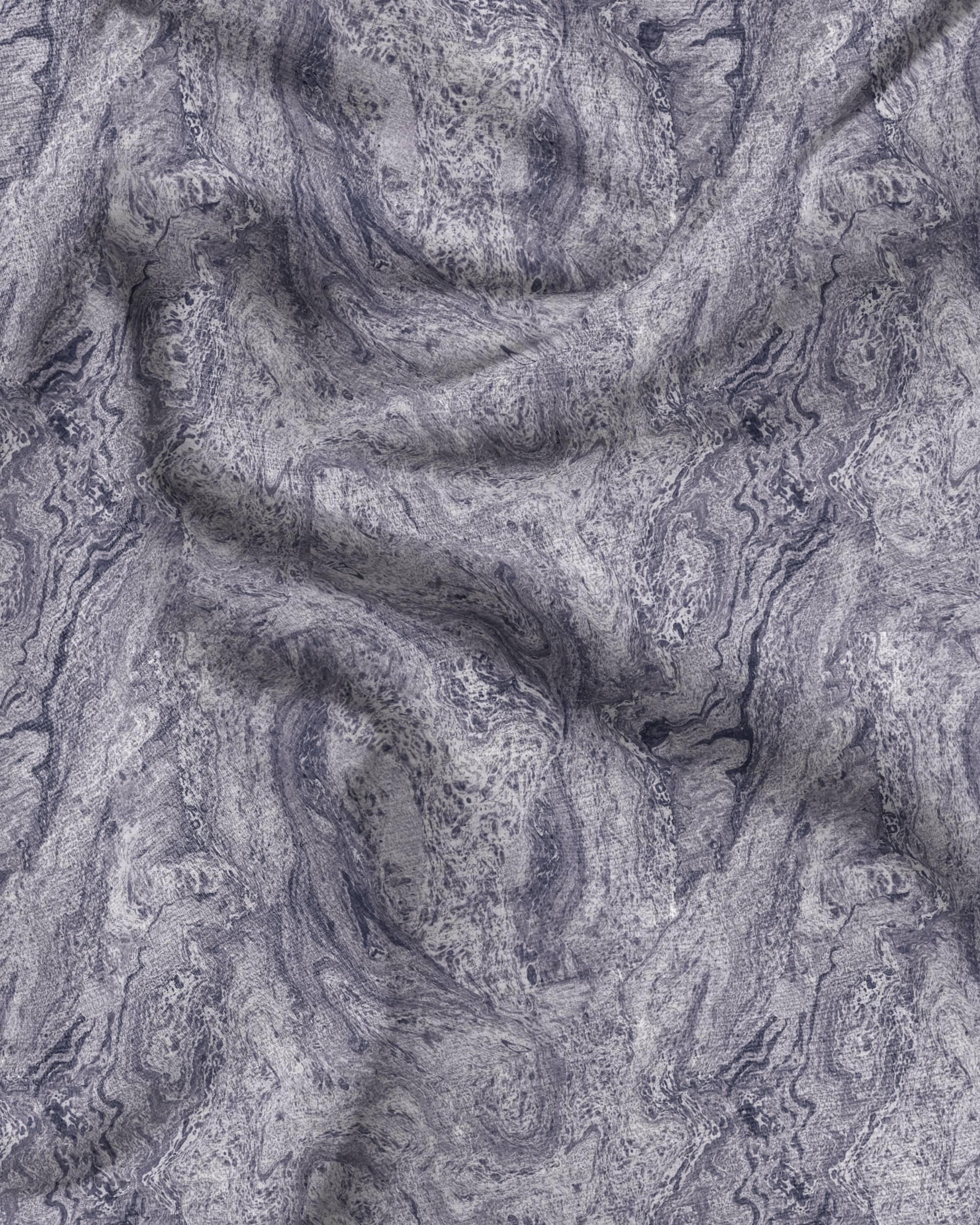 Marble design fabric in dark blue