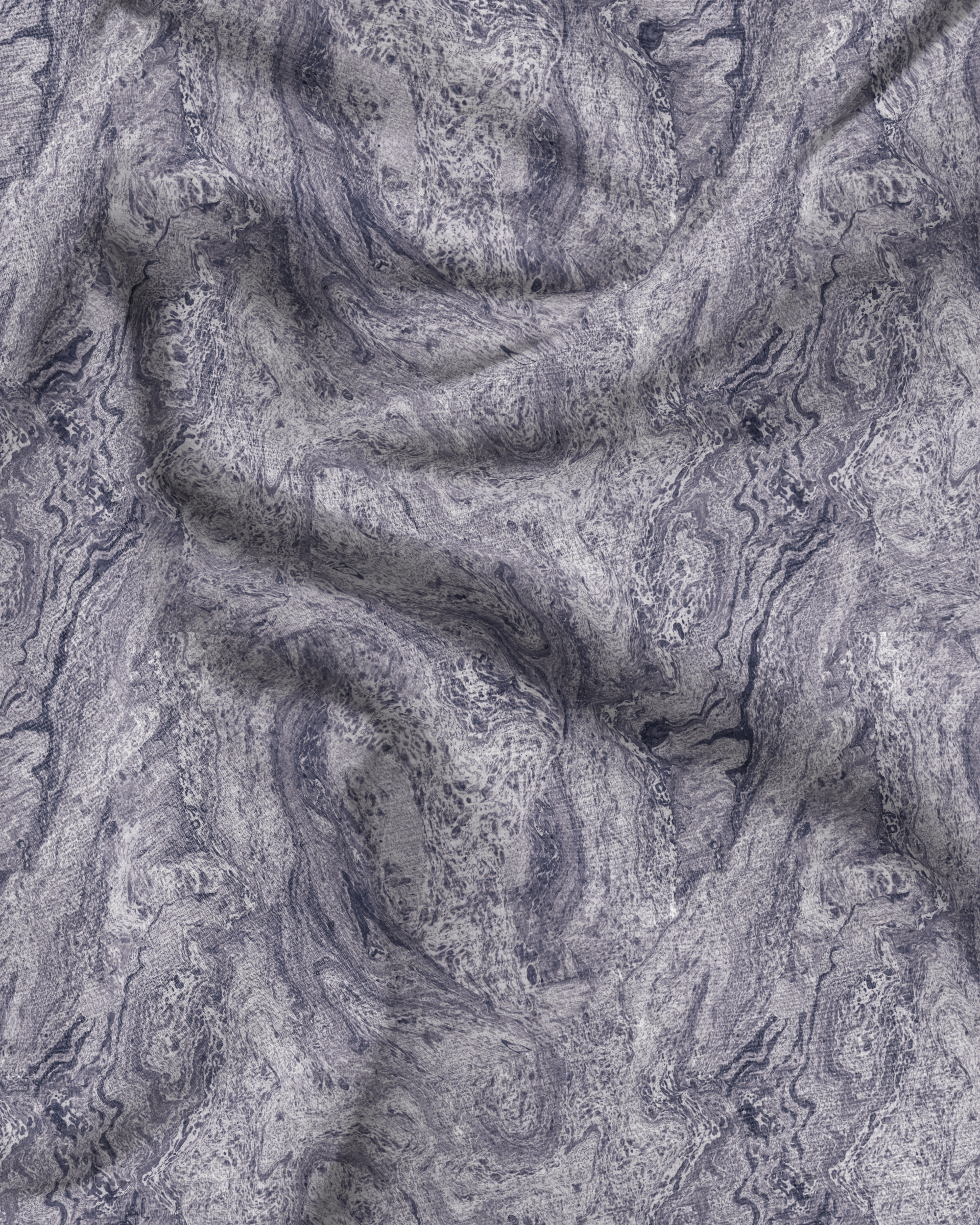 Marmari-Dark Blue-Cotton Linen Fabric